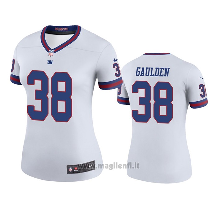 Maglia NFL Legend Donna New York Giants Rashaan Gaulden Bianco Color Rush